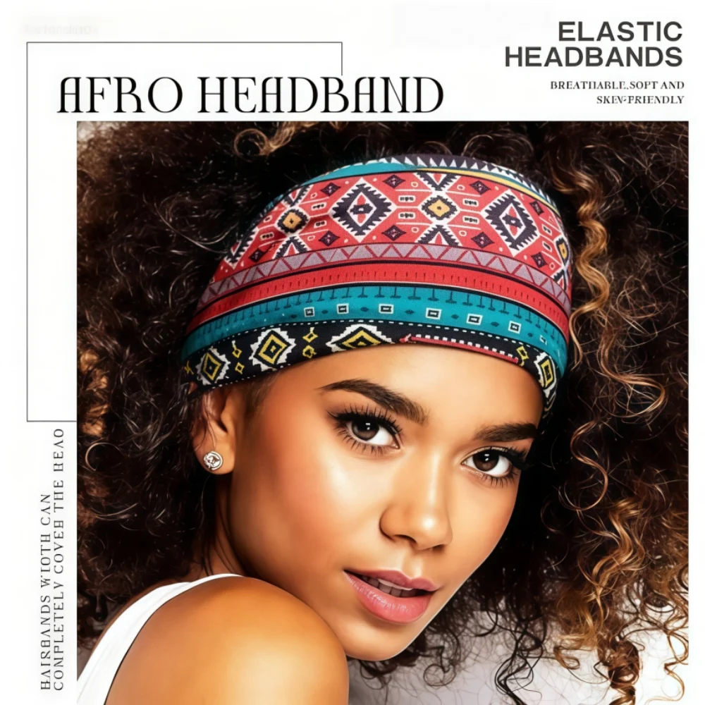 

4 Pack Boho Headbands For Women Fashion Hair Bands Stretch Turban Knoted Head Bands Yoga Running Sweatband Elastic Headband Stylish Wrap Headbands Hair Accessories for Teen Girls