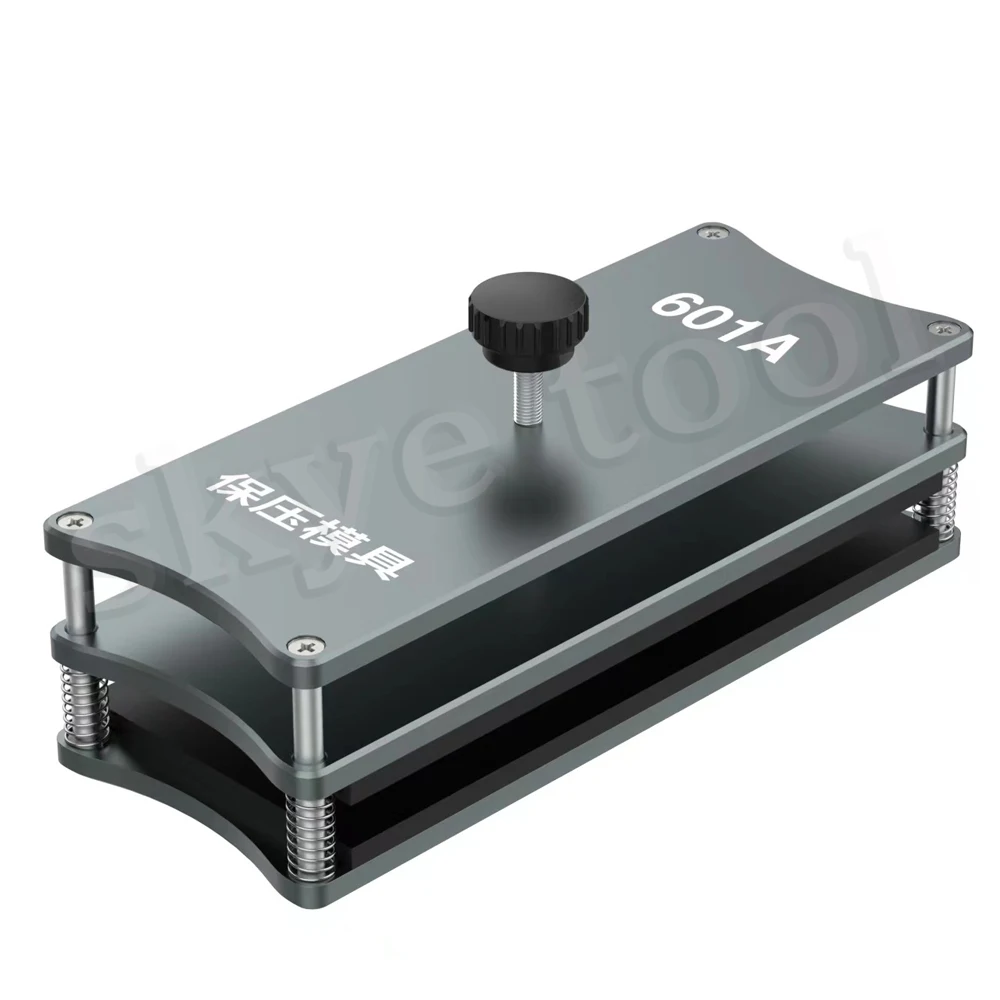 Uyue 601a molde de posicionamento de laminação de pressão universal para iphone samsung moldura intermediária de vidro traseiro compatível com todos os celulares gabarito