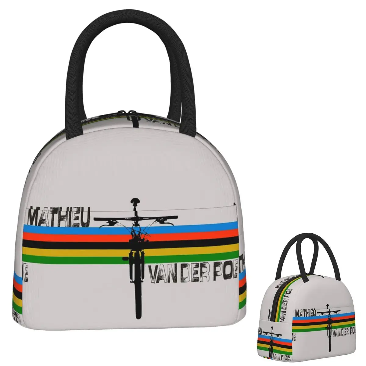 

Mathieu Van Der Poel Lunch Bags Insulated Bento Box Waterproof Lunch Tote Resuable Picnic Bags Thermal Bag for Woman Children