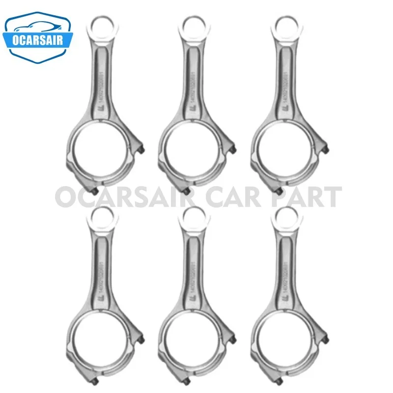 6pcs Connecting Rod Fit 3.0L V6 DIESEL For Jeep Grand Cherokee Ram 1500 EXF EXL EXN M15746D 3.0L 68147233AA 2014-2018