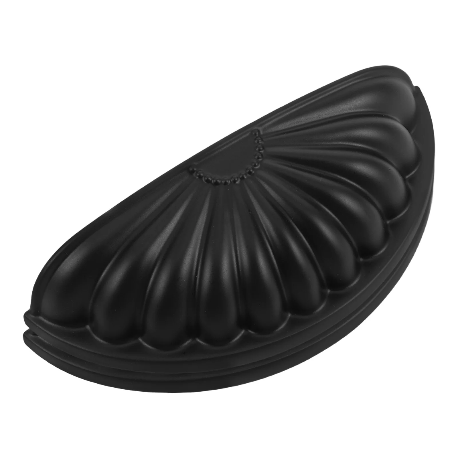 

2Pcs Drawer Pulls Semi Circle Zinc Alloy Handles for Dressers Rustic Vintage Style Cabinet Hardware Black Metal Dresser Handles