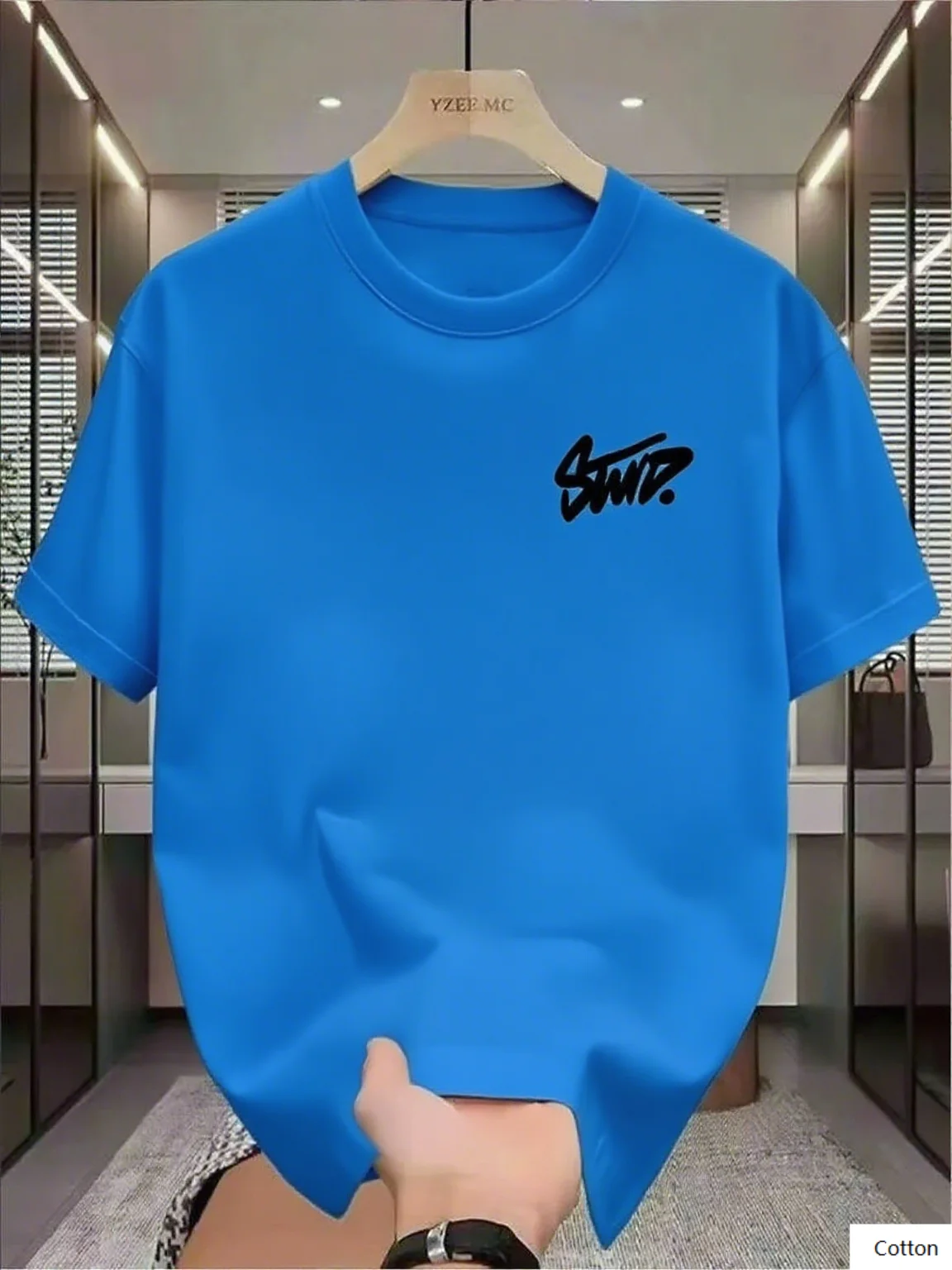 Casual Cotton T Shirt Emblazoned with The "Swp?" Logo A Versatile Piece for Your Everyday Collection. The "Swp?" Logo Print