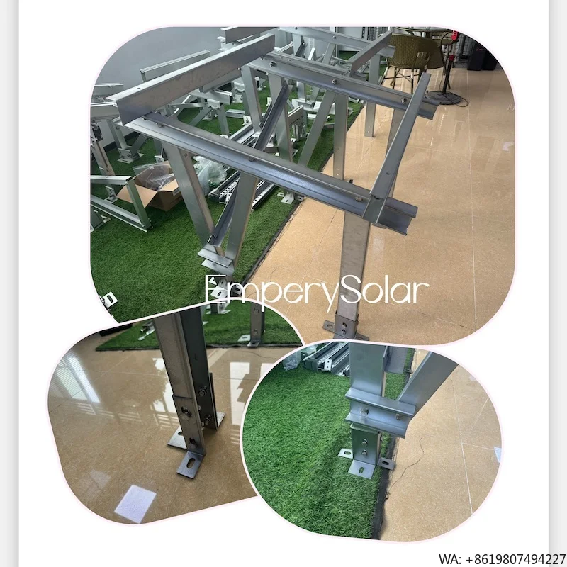 New Material Zinc Aluminum Magnesium Solar Ground Bracket Structure or Solar Panel Ground Mounting System Racks