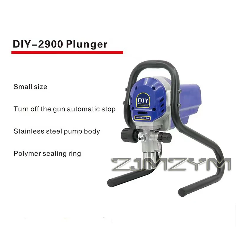 Professional Electric Airless Sprayer Portable Paint Machine Plunger Spray Gun Latex Paint Wall Painting Tool