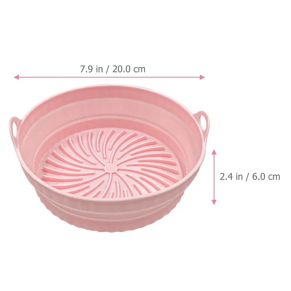 2 Peças de Tapete de Silicone Reutilizável Antiaderente e Resistente ao Calor para Assar Pães, Bolinhos e Asas de Frango - Acessório para Fritadeira d