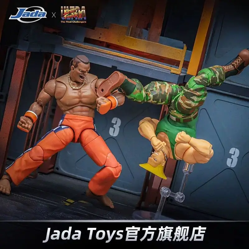 NEW Jada Street Fighter 6 Cammy White Guile Dee Jay Model Toy Anime Figure Action Figure Street Fighter Model Gift Collect Doll