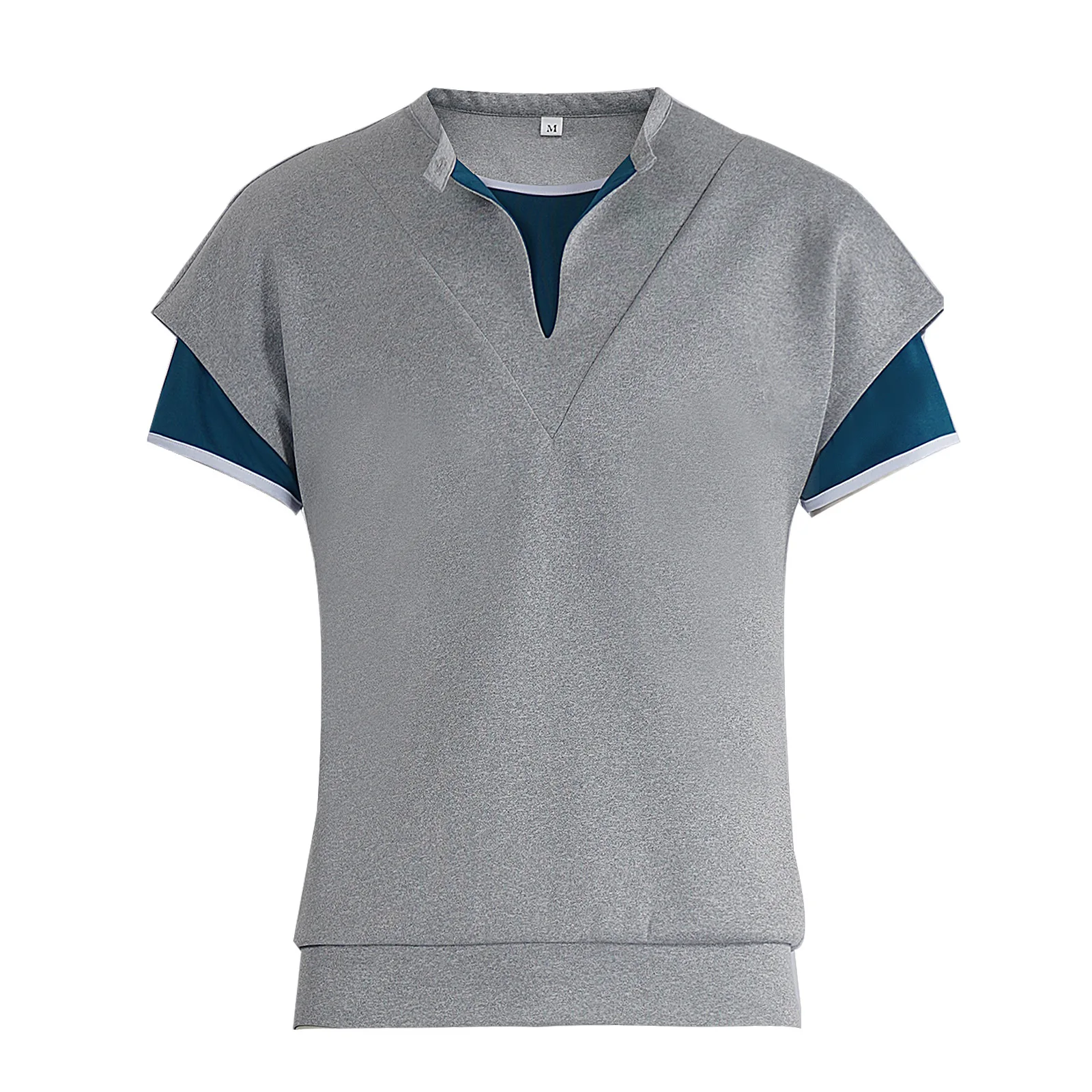 Disfraz de Cosplay de la Película Stranger Things, Camiseta de Lucas Sinclair, Disfraz de Halloween, Traje de Carnaval para Hombre, Conjunto de Dos Piezas en Gris