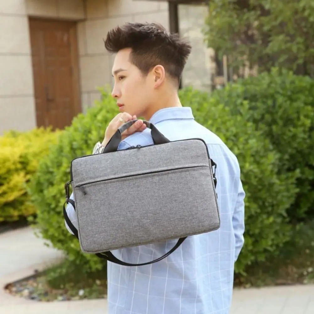

Business Style Laptop Handbag Ultra Thin Shockproof Tablet Carry Case Anti-Scratch with Handle Laptop Protective Pouch