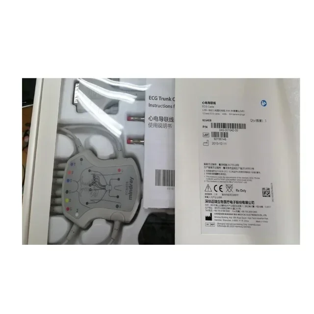 Cavo tronco ECG Mindray Cavo elettromeccanico ECG originale integrato 12 derivazioni AHA Banana adatto per ECG R12 R3 EC6408