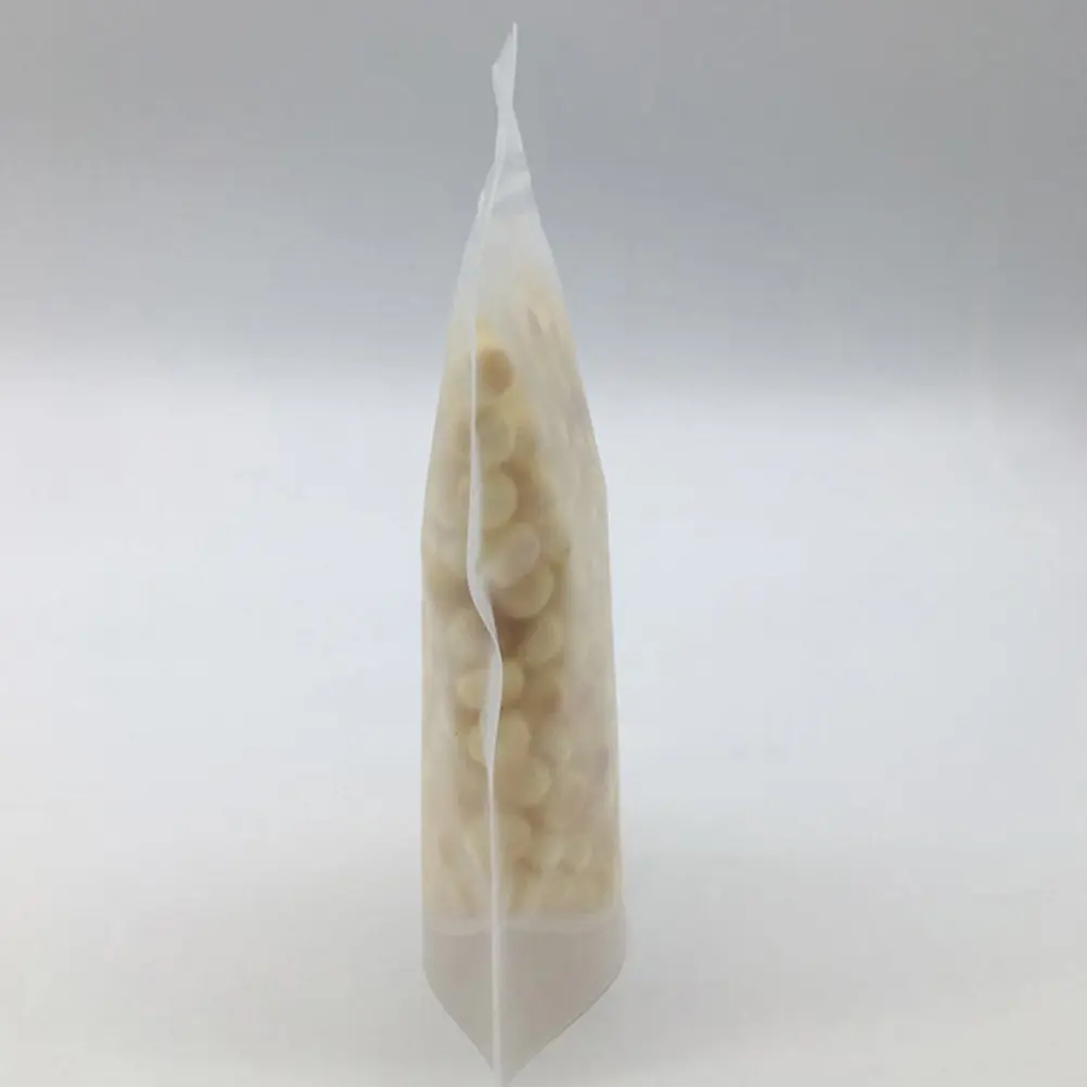 100Pcs Transparent Resealable Plastic Sealed Bags Food Safe Stand Up Design for Home Office Garage Warehouse Storage Display