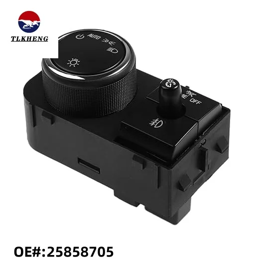 

25858705 Headlight & Fog Light Control Switch Knob for Chevy Avalanche Silverado Suburban Tahoe GMC Sierra Yukon XL