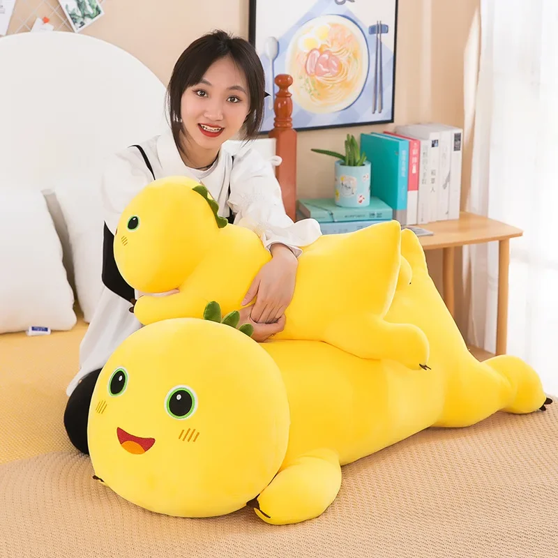 40-80cm Kawaii Milk Dragon Doll Plush Toy Pillow Nailong Stuffed Doll Cartoon Anime Accompany Sleep Toy Kid Birthday Gift