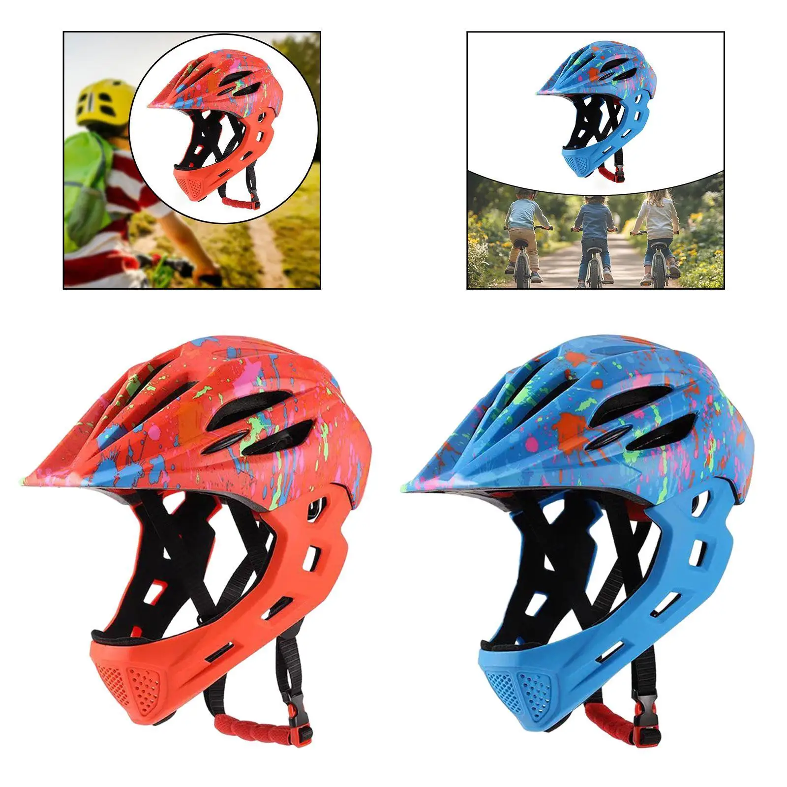 Bike Helmet for Kids Cycling Helmet for Roller Skating Outdoor Rock Climbing