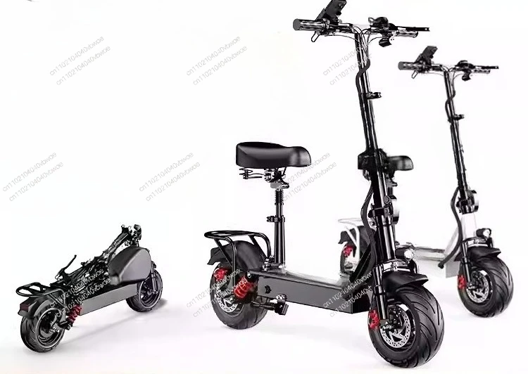 

Electric Scooter for Adults, Foldable Electric Vehicle, Ultra-light Portable Mobility Scooter for Men and Women