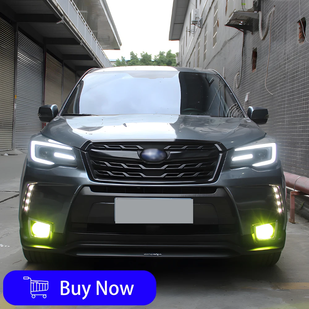 For Subaru Forester 2013-2016 Auto Headlights Assembly Upgrade New Style LED Projector Lens Plug and Play Car Tools Accessories
