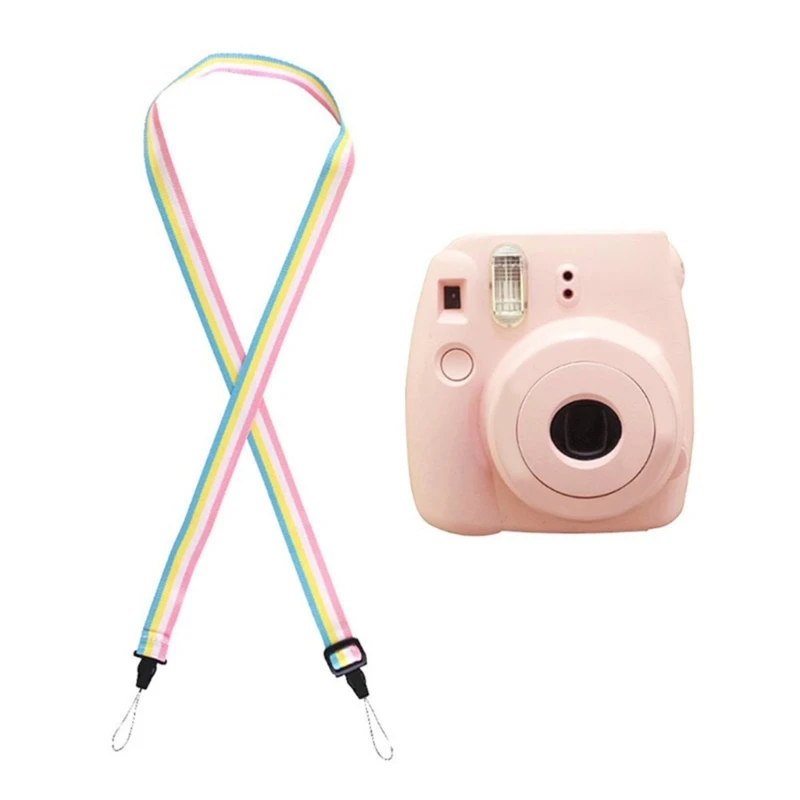 Alça ombro para pescoço ajustável Colorful Cinto Banda para Mini 90 70 50 25 7S 9 8 Impressão instantânea