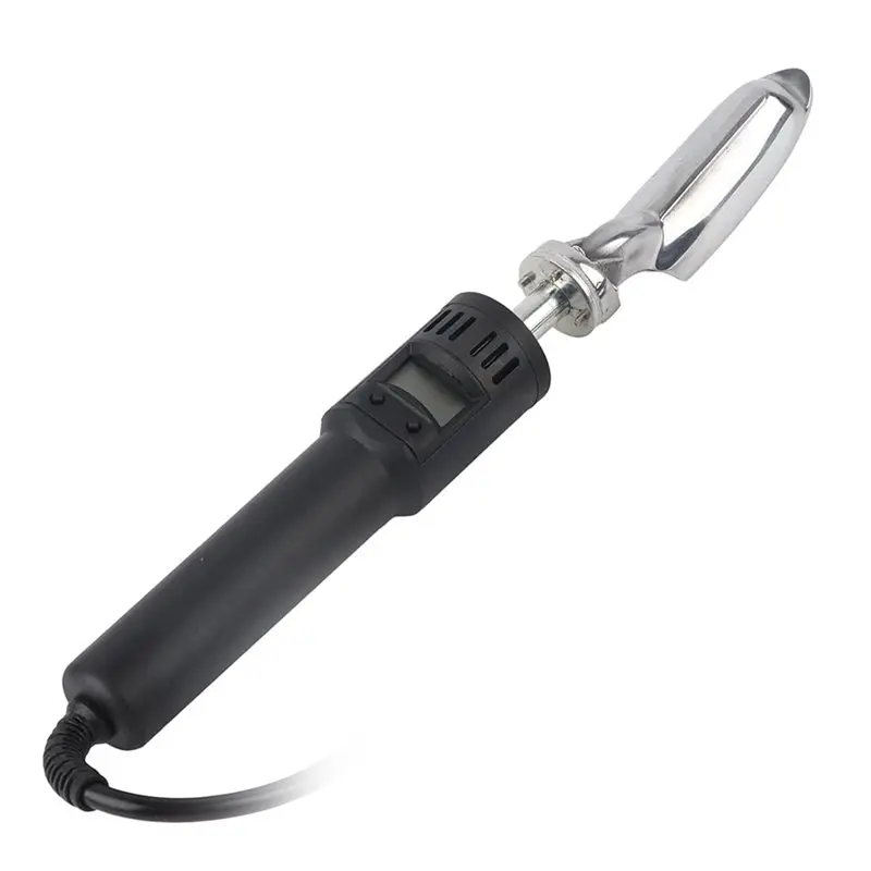 A84G-Digital Display Mini Leather Iron, For Craft Leather Repair Tool, 50-300℃ Temperature Adjustable, Wrinkle Removal US US Plu