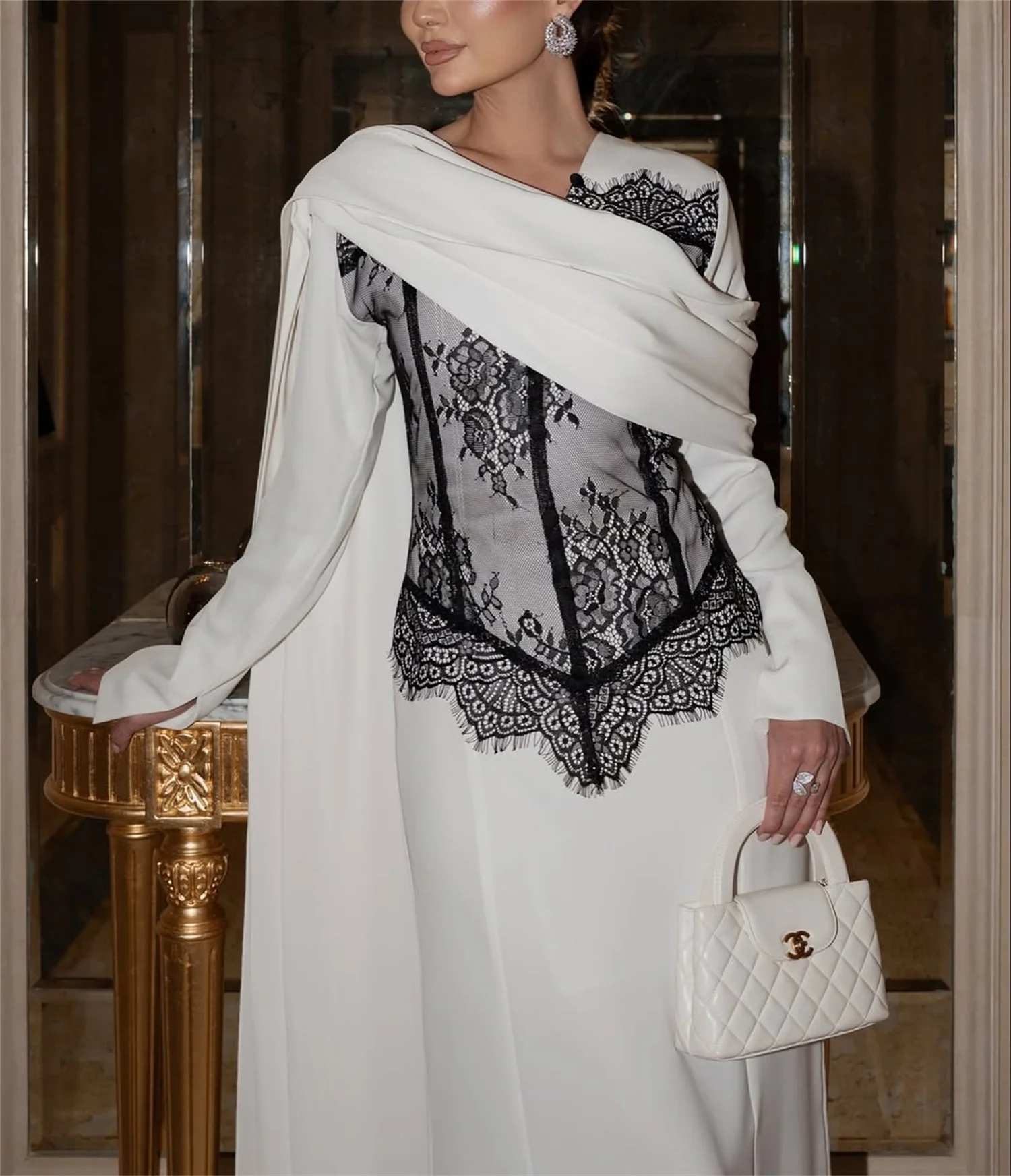 ชุดเดรสออกงานหรูหราของลูซี่ ปี 2025 ชุดแต่งงานสั่งตัดสำหรับงานปาร์ตี้ ชุดราตรีสำหรับผู้หญิง ชุดราตรีทรงเมอร์เมด