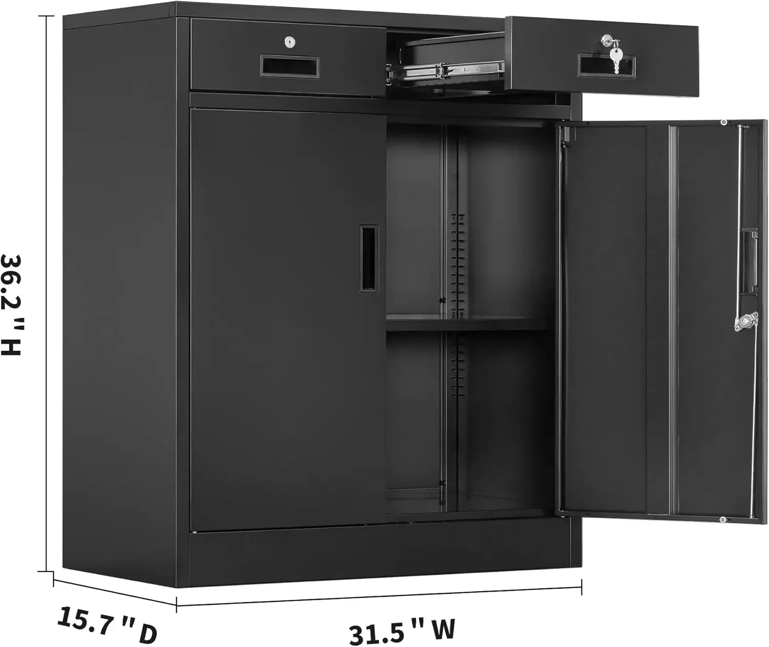 Metal Storage Cabinet, 36\