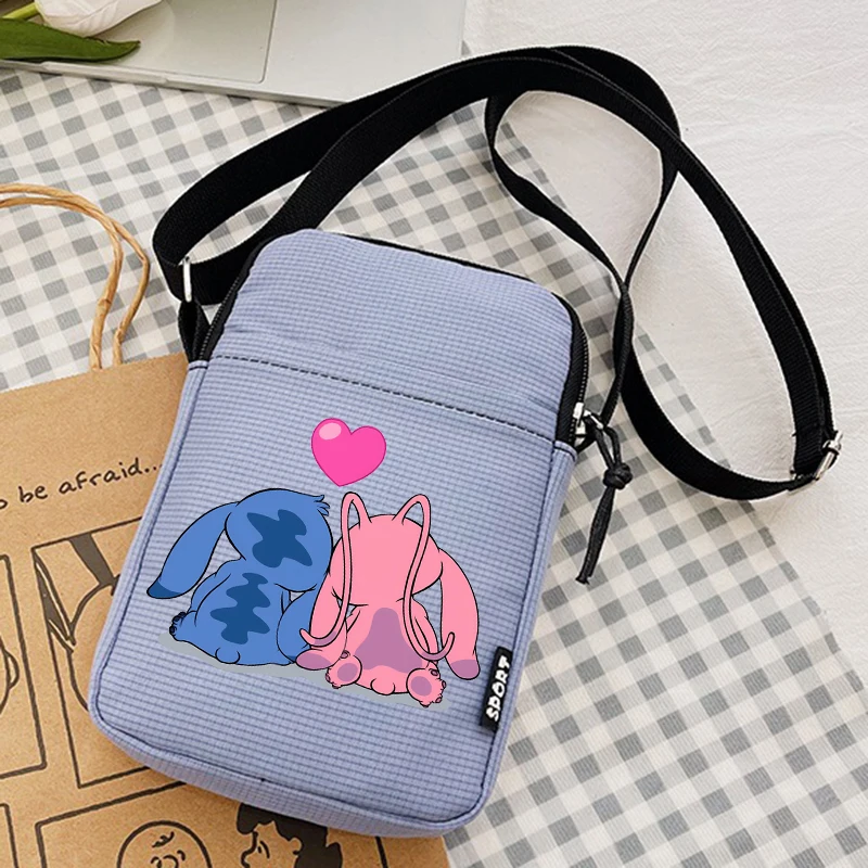 

Shoulder Bags Lilo & Stitch Crossbody Bag Kawaii Monster Handbag Cartoons Tote-Bag Underarm Casual Bags Collocation Trendy