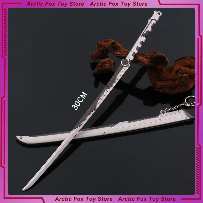 Figurka z gry, 30 cm, metalowy model, precyzyjne wykonanie, rekwizyty sceniczne, statuetka, dekoracja na biurko, ozdoby, prezenty urodzinowe, zabawki.