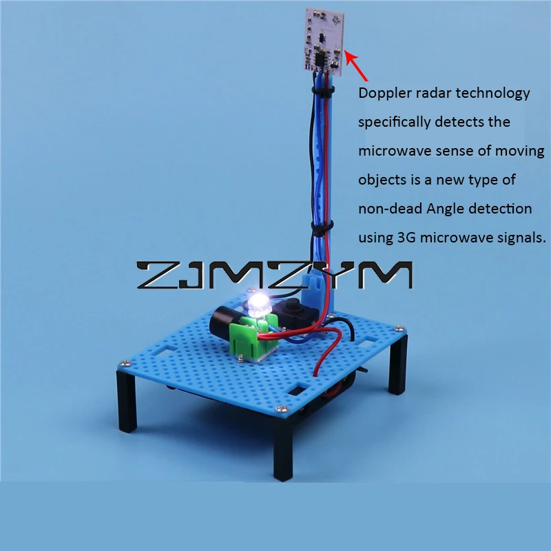 Kids Science Toys Microwave Radar Induction Alarm Educational Toys for Children DIY Craft Toy