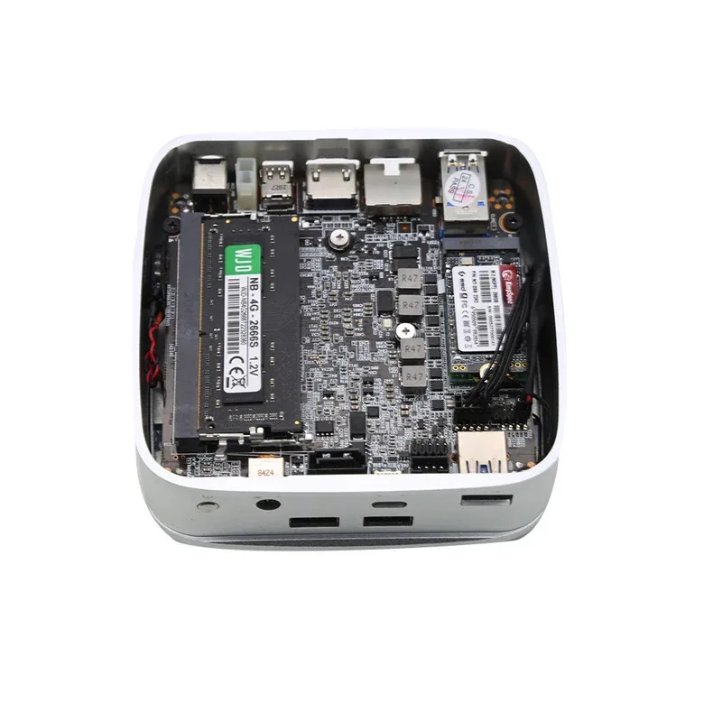 Mini PC da gioco economico I-ntel CPU Core I3 6100U 3USB3.0 Piccolo computer con ventola di raffreddamento TDP 15W