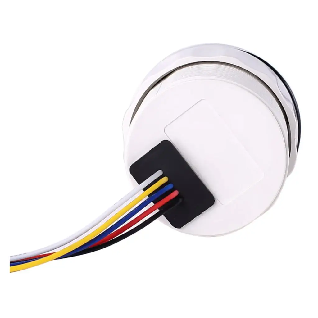 Boat Oil Pressure Gauge and Sensor Compatible 52mm LCD Display IP67 Alarm Signal Marine Oil Test for Vehicle Use