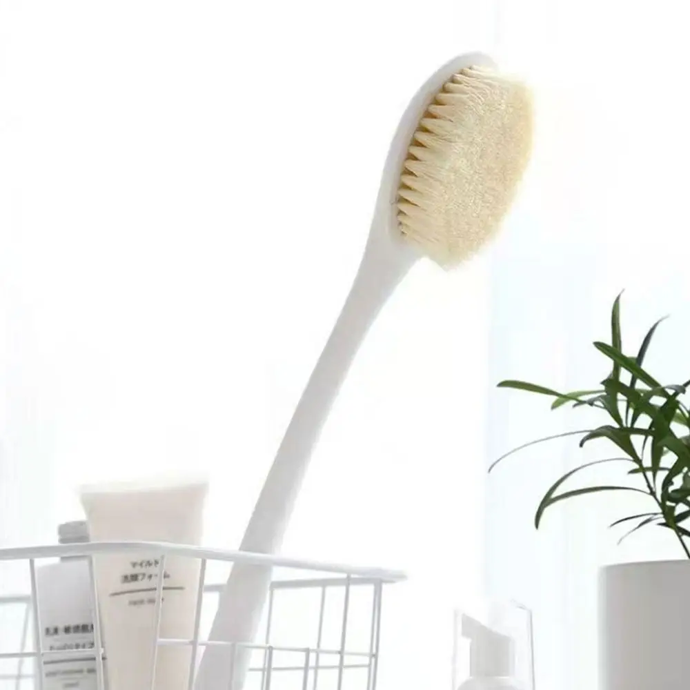 Creative Long Handle Bath Brush Massager Back Rubbing Shower Brush Cleaning Tools Soft Shower Tools