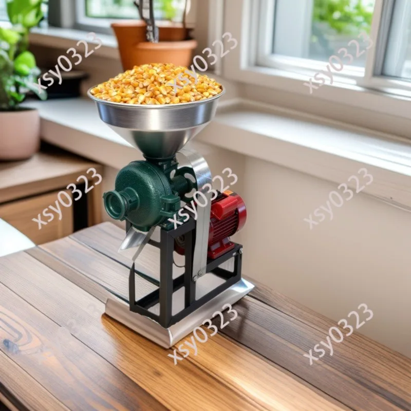 

3000W Copper Motor Feed Pellet Mill Household Electric Grain Grinder 150 Steel Grinding Disc