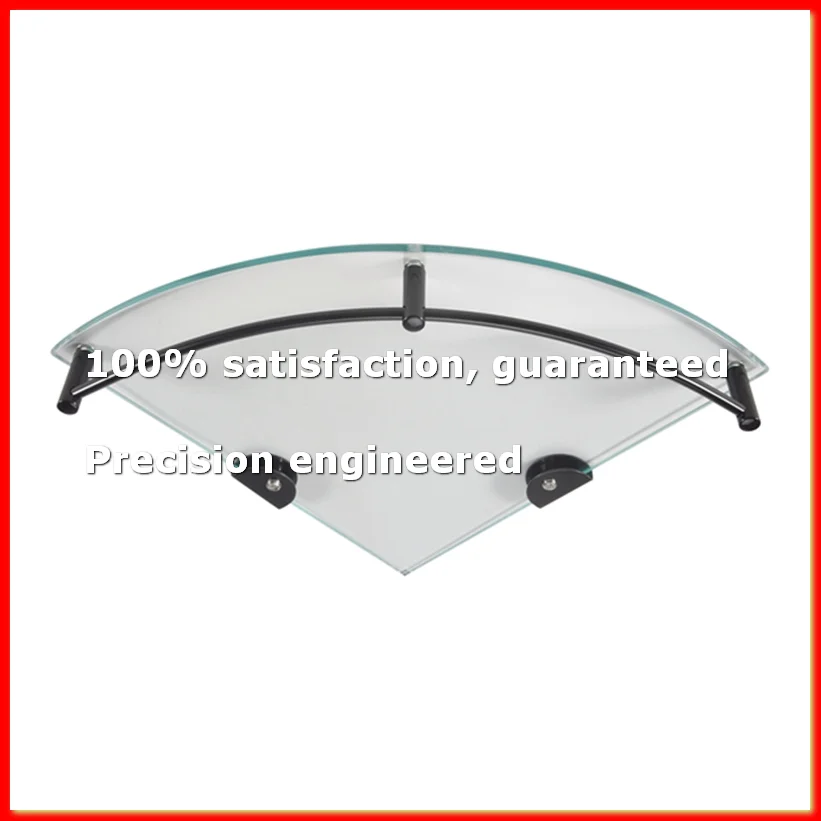 

Bathroom Shelves, Bathroom Glass Corner Shelf Wall Mounted ,Tempered Glass Shelf for Storing Shower Gel/Soap-A-A73M