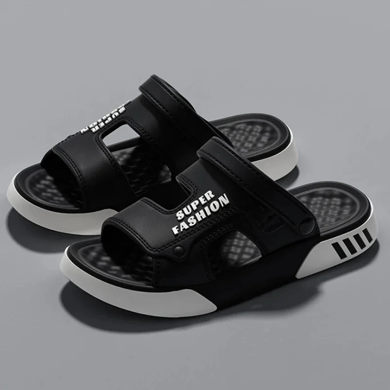 Men's Soft Non-Slip EVA Platform Slide Slippers, Summer Premium Sandals for Indoor, Beach & Daily Walking Use