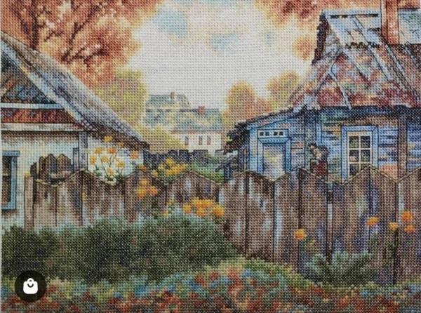 Quality Beautiful Counted Cross Stitch Kits Embroidered Home Decoration Warm autumn; 37-31