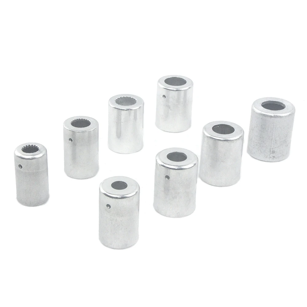 Aluminium Ferrules sambungan pipa lengan pas 16mm 20mm 24mm 26mm lubang Dia. Lengan kerut selang A/C mobil R12 R134a 40 pcs-pack