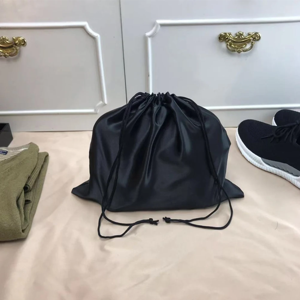 

6pcs Makeup Drawstring Storage Hair Extensions Bag Travel Organizer Toiletry Bag For School Office Hotel Use