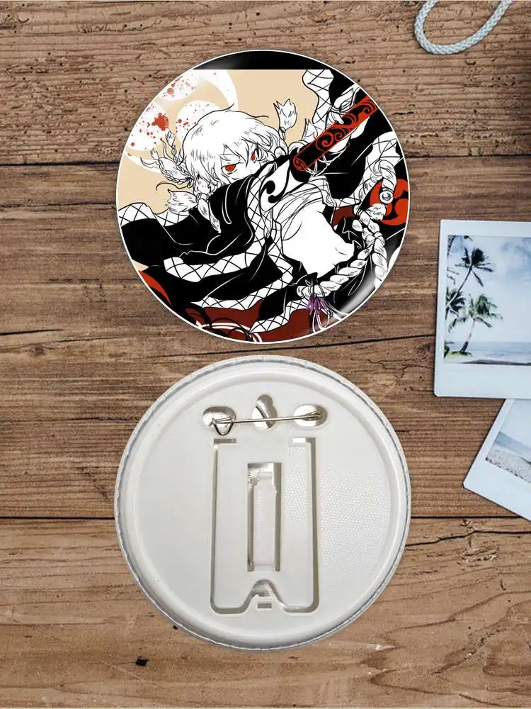 Horikawa Raiko Touhou لعبة أنيمي شخصية شارة بروش مرساة الأجهزة الطرفية دبوس هدية لصديق الطرفية تخصيص المعادن