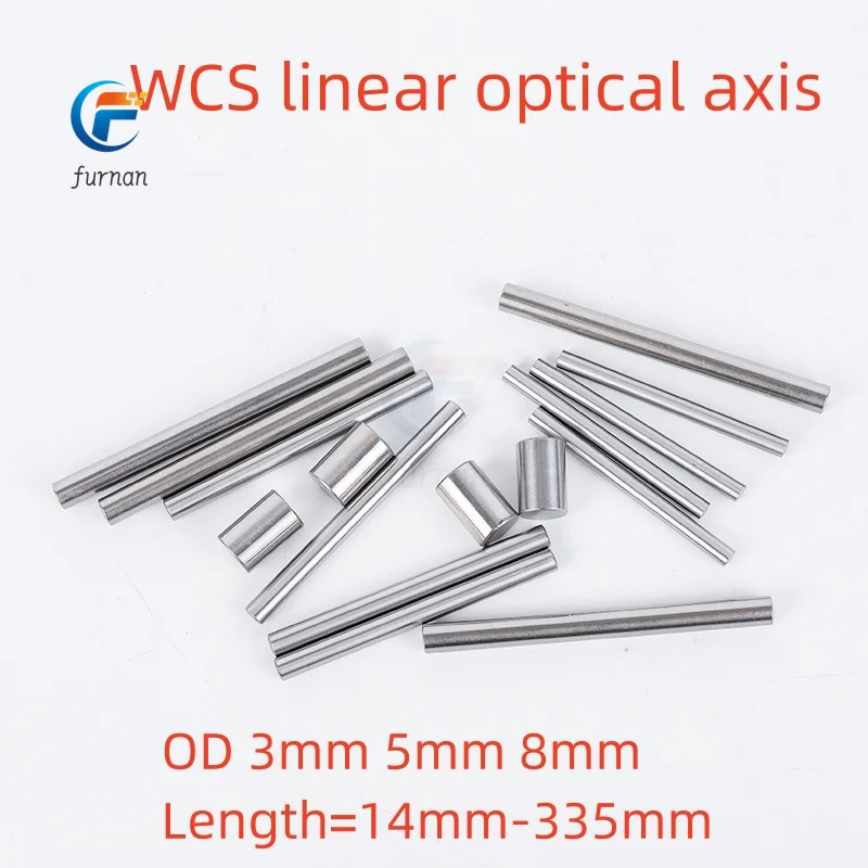 3mm 5mm 8mm OD WSC linear optical axis Cylinder Rail Chrome Plated Round Rod Optical Axis for CNC 3D Printer Parts