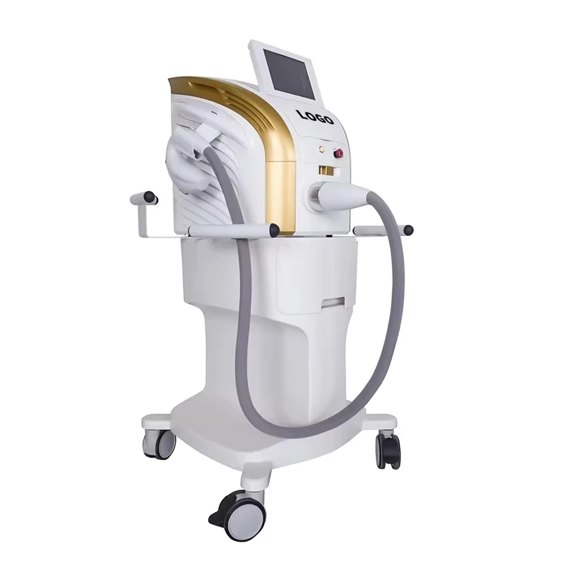 Protable M22 cart Laser Ipl Machine Skin Rejuvenation Professional Diode Ice Titanium Laser Body Hair Removal Machine 2024