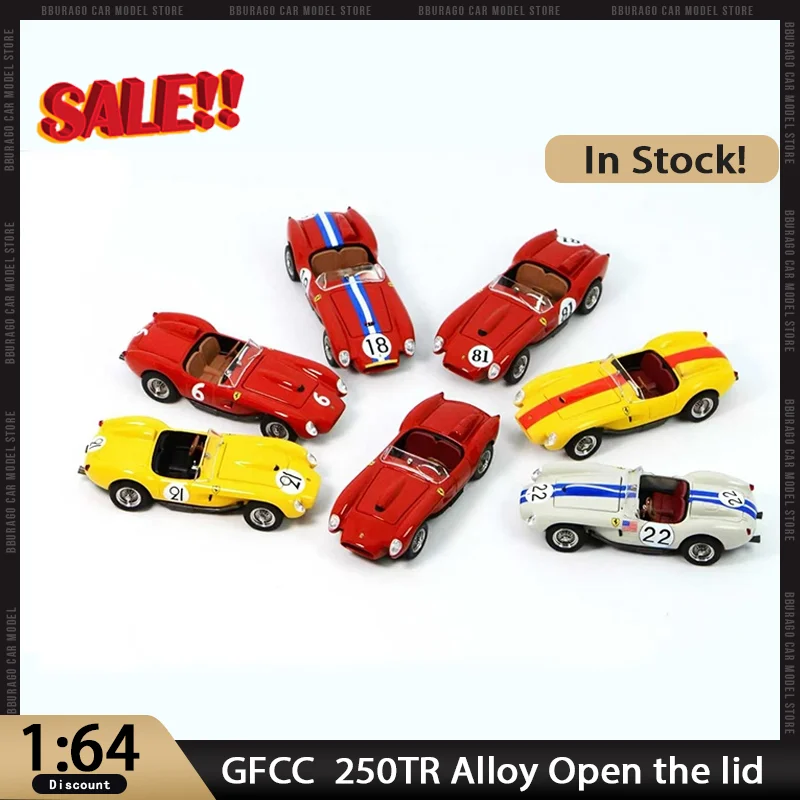 

New In Stock 1:64 Gfcc 250tr Alloy Model Miniature Diecast Limited 250tr Ornaments Open The Lid Custom Toys Kids Christmas Gift