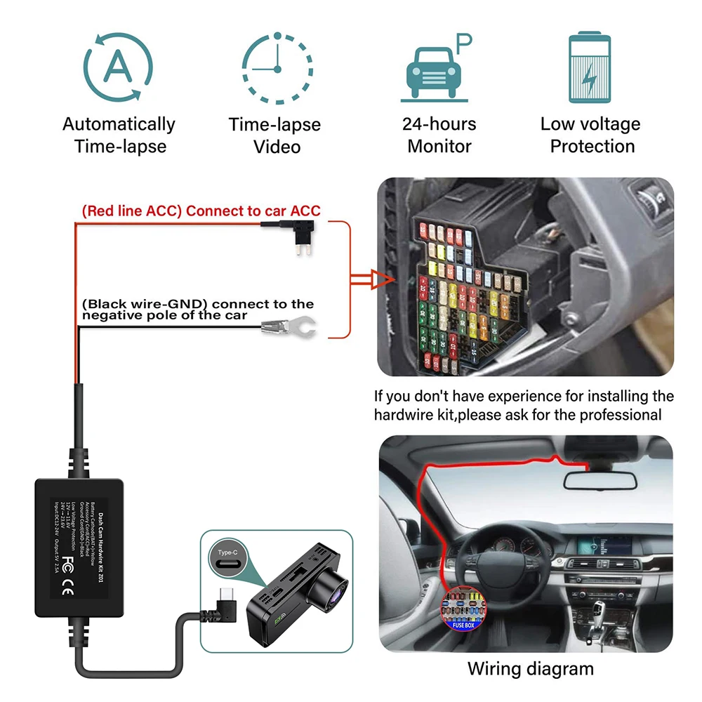 3 Cameras Dash Cam 1080P Front and Rear View Camera Night Vision Parking Monitor Car DVR 3way Car Video Recorder With Gift