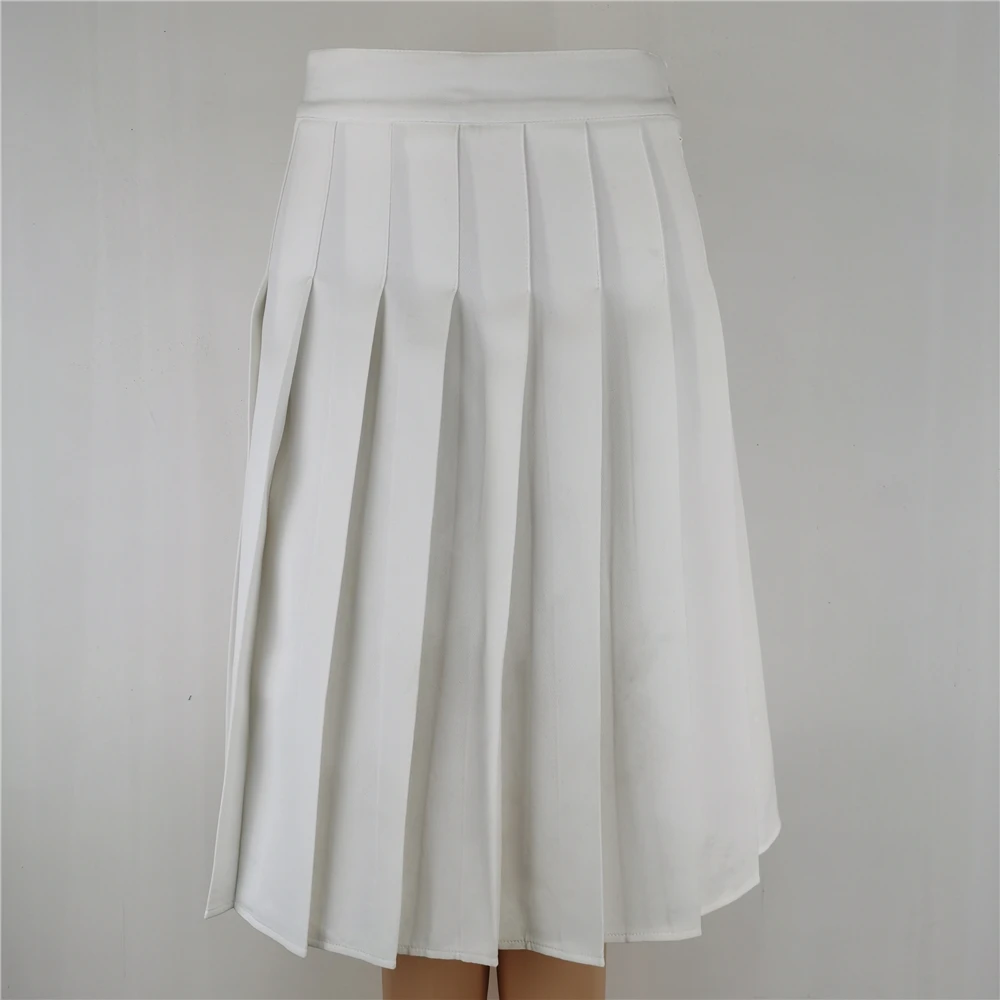 58cm Long Skirts for Women Long Pleated Skirt Korean Fashion Clothing Black White Plus Size Skirt Cosplay HarajukuY2k Clothes