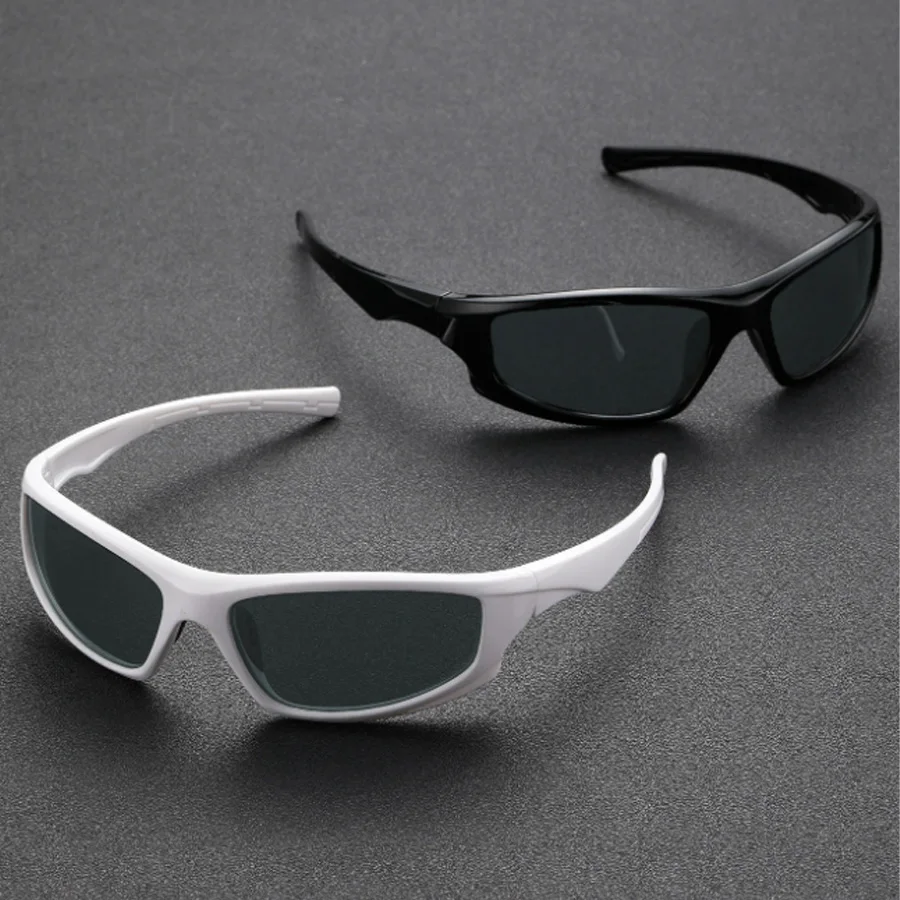 2PCS Square Frame Men\'s Sunglasses Combination Y2K Style Daily Street Summer Party Decoration Glasses Women
