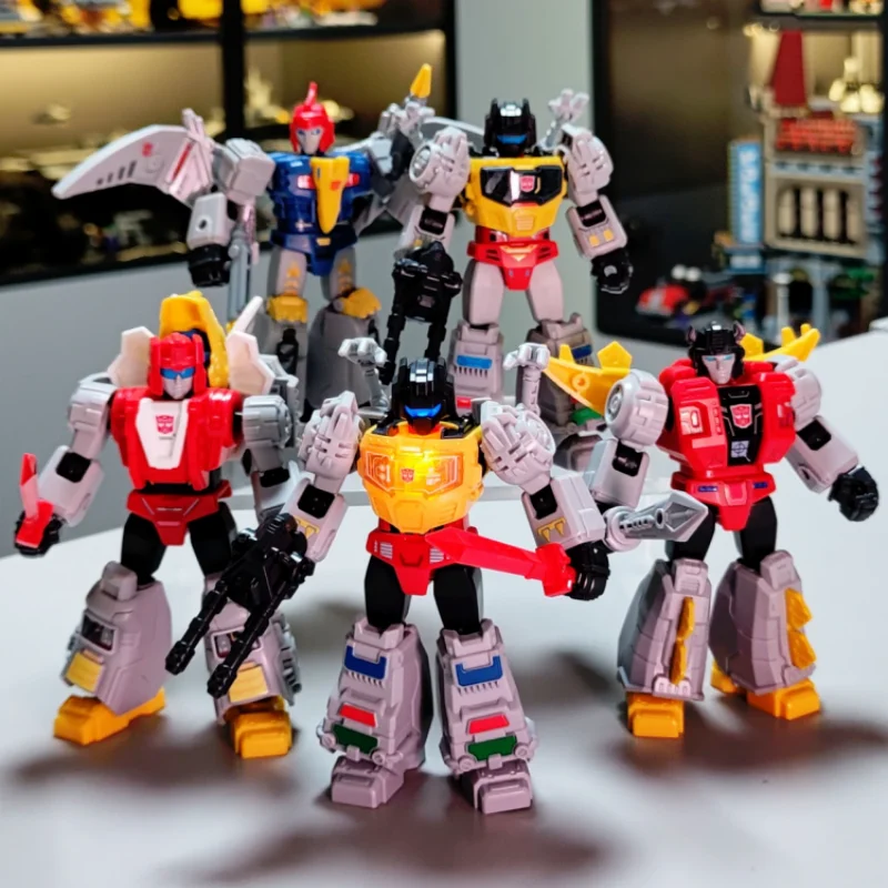 Originele Blokees Transformers One Autobots Bumblebee Megatron Galaxy Shining-versie Aangepaste actiefiguur Modelcollectiecadeau