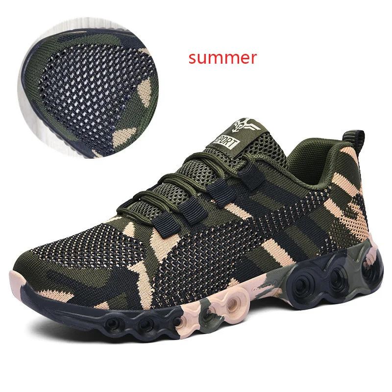 Man Lace Up Sneakers Men Tennis Camouflage Shoes Men\'s Vulcanize Casual Walking Shoe for Women Spring Autumn & Summer 35-45