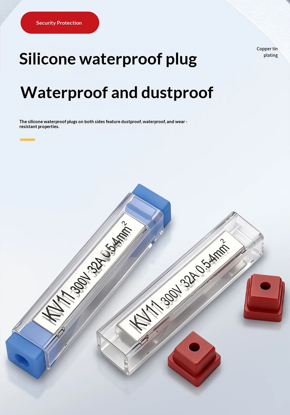 Einadriges Hartdraht-Direktanschlussklemmenblock KV11 Wasserdichter Schnellanschluss-Klemmenblock für den Außenbereich Ein-in-Eins-Aus-Anschluss – Detail 4