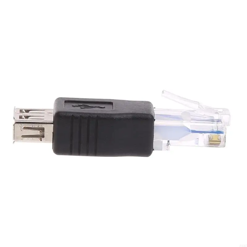 F68C (1-Pack) USB-RJ45, USB2.0 ตัวเชื่อมต่อตัวเชื่อมต่อตัวเชื่อมต่อ AF-8P8C ของ Ethernet AF-8P8C, USB Transfer