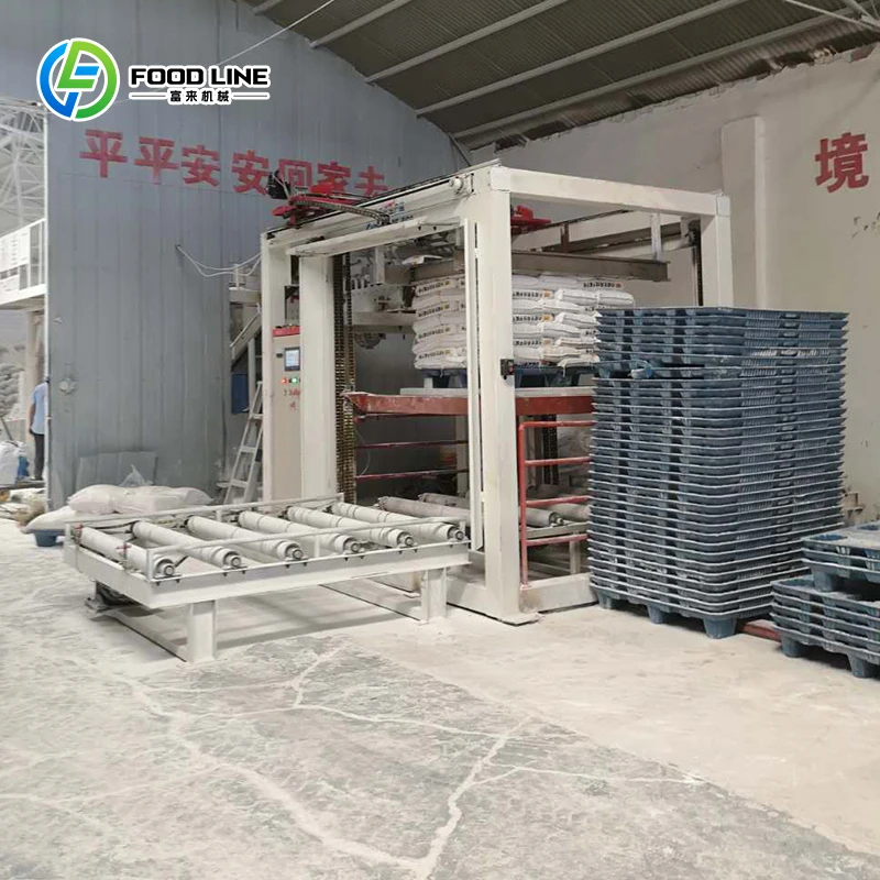 Heavy-duty barrel palletizing packaging machine suitable for chemical enterprises 200L barrel compatible anti-corrosion fixture
