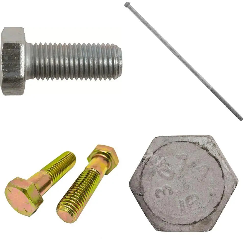 

Zinc-Plated Metric Class 10.9 Coarse Thread Hex Cap Screws M14-2.00 x 55mm, 25-Pack, Fully Threaded DIN 933