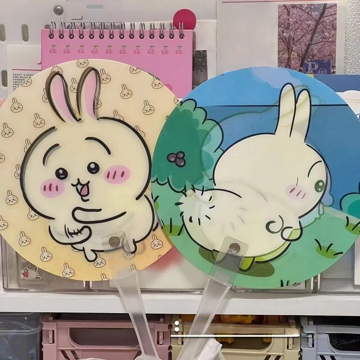 

Ручной вентилятор Chiikawa — милый аниме-вентилятор для студентов, портативное ручное охлаждение для учебы/лето, подарки в стиле аниме