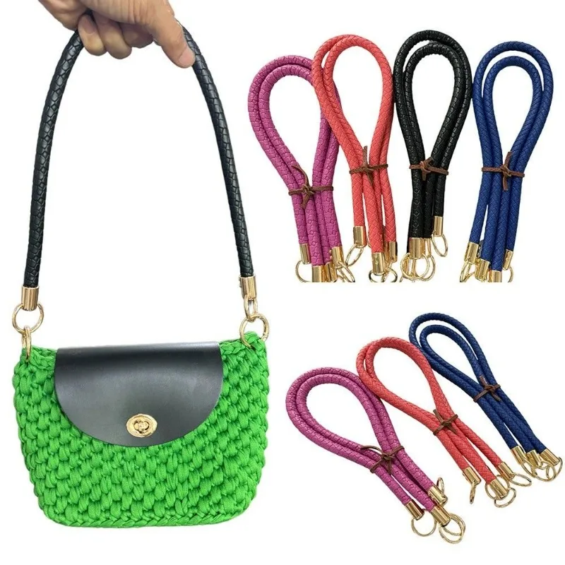 استبدال حقيبة يد الأشرطة الجلدية للمحفظة حقيبة يد سلسلة حزام حزام مقبض طويل الأشرطة القابلة للفصل DIY بها بنفسك الملحقات اليدوية #2